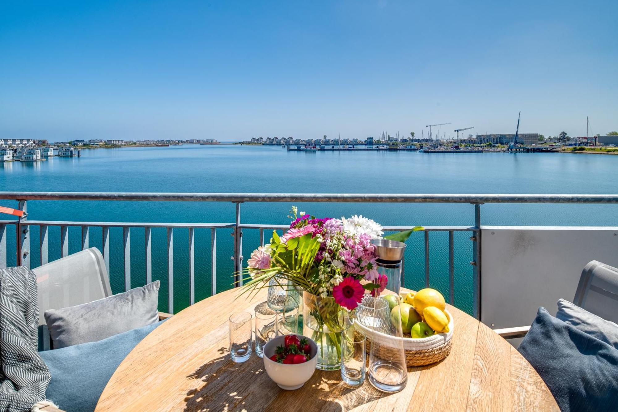 Sea Apartment Mojo- Meerblick, Infrarotauna, Terrasse Olpenitz Buitenkant foto