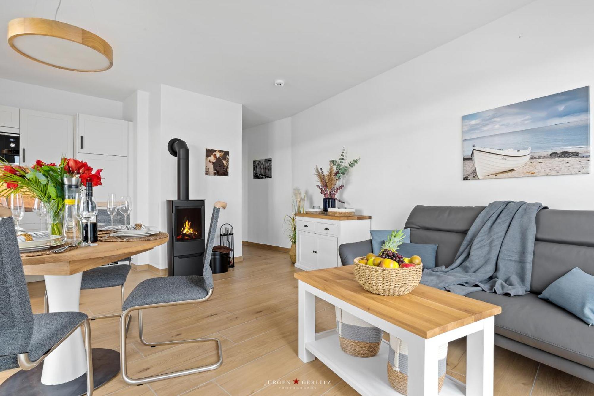 Sea Apartment Mojo- Meerblick, Infrarotauna, Terrasse Olpenitz Buitenkant foto